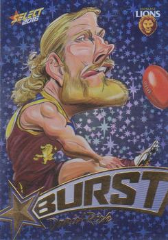 2016 Select Footy Stars - Starburst Caricatures Blue #SP7 Daniel Rich Front